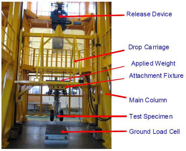 착륙장치 낙하시험 장치