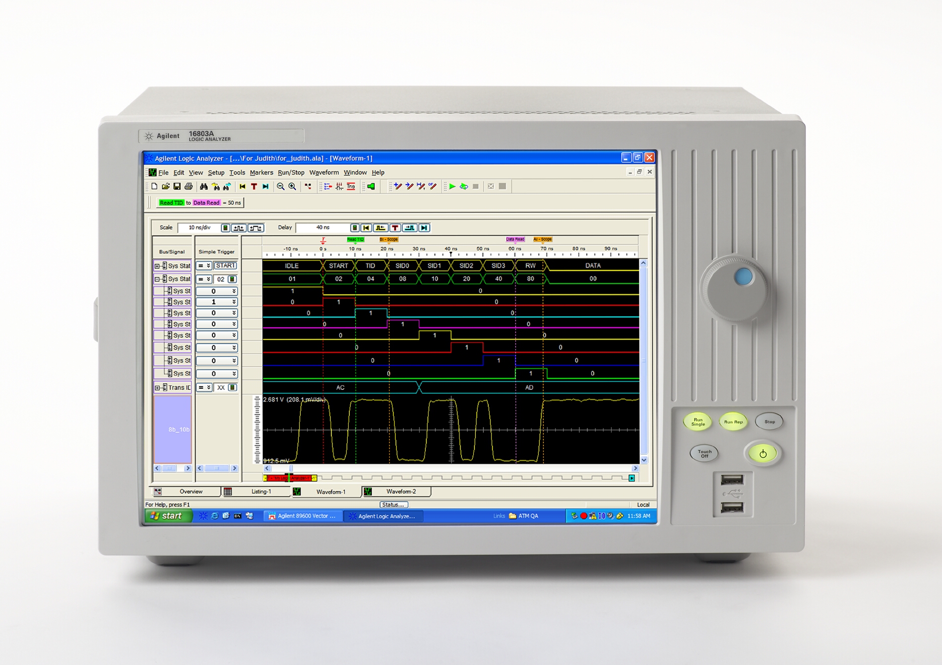 애널라이저-Logic Analyzer(16823A) 및 부속품