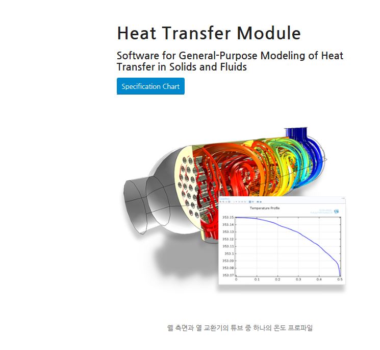 COMSOL Multiphysics 및 관련 모듈