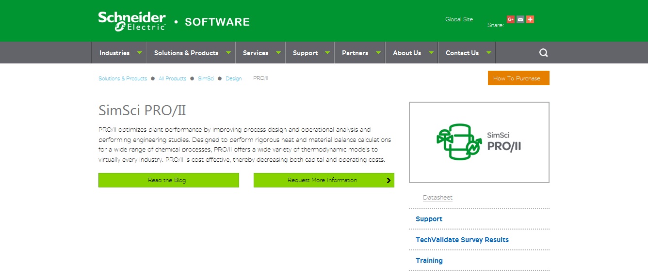 Process Simulator Pro/ll  소프트웨어