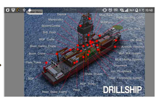 안드로이드 스마트폰용 Drillship 교육시스템 